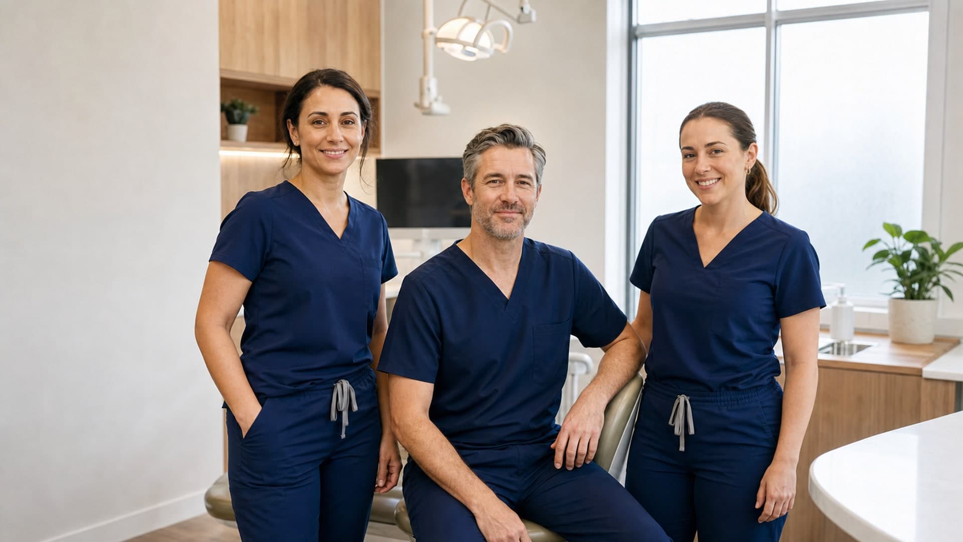 The Joyner Family Dental team ready to welcome patients