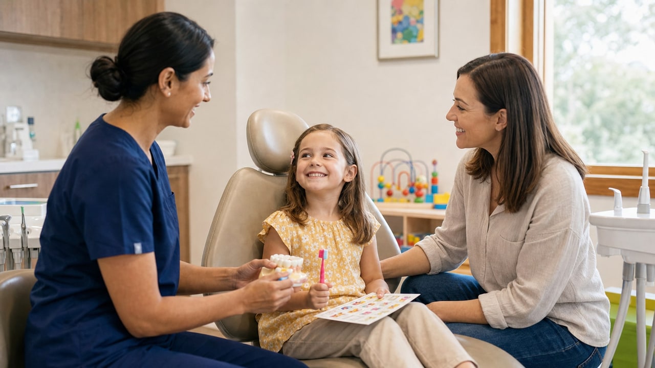 Children's play area at Joyner Family Dental