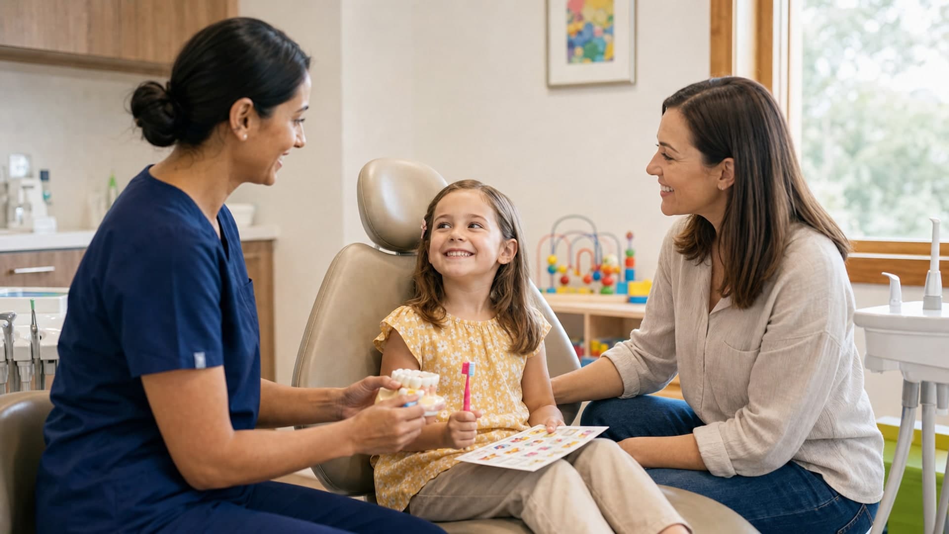 Warm children's area at Joyner Family Dental
