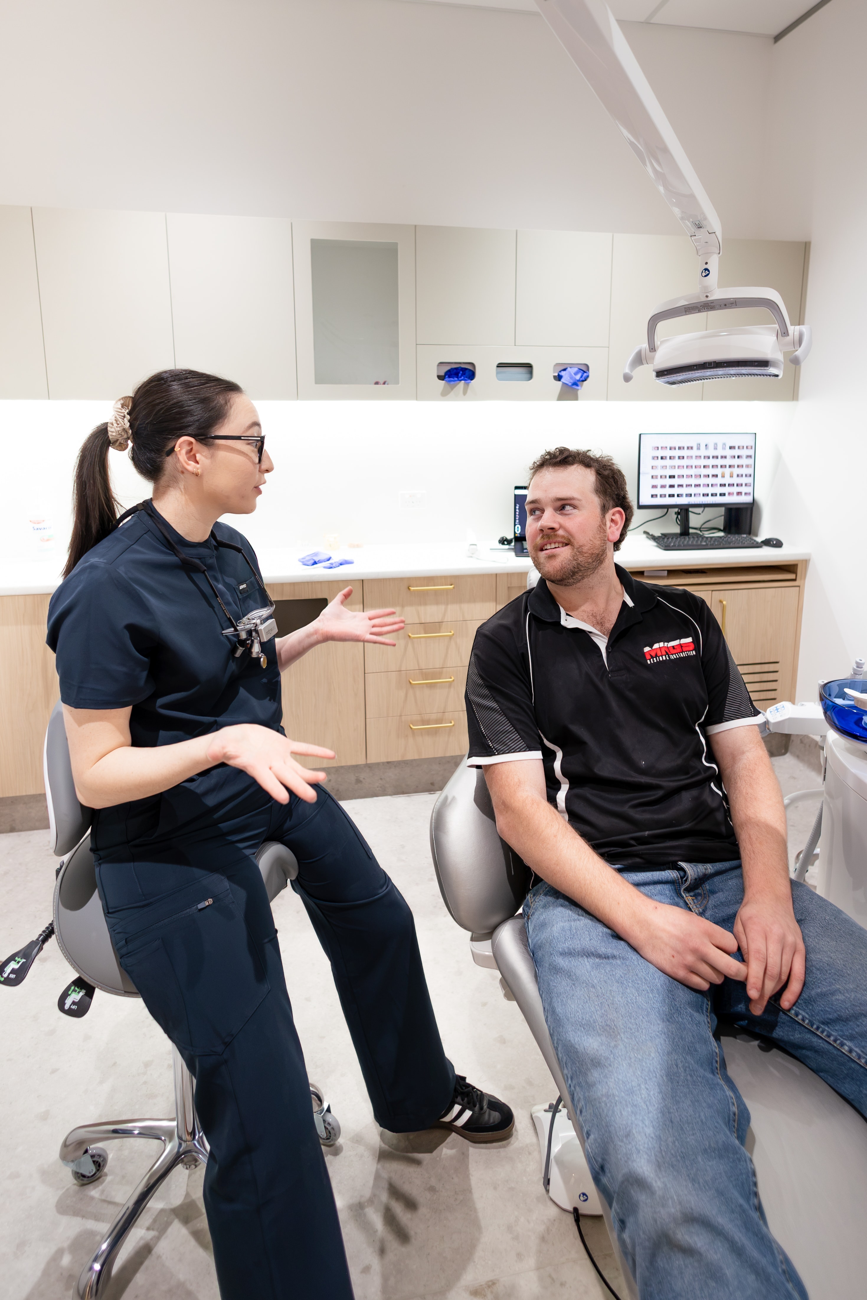 Cosmetic dentistry consultation at Joyner Family Dental