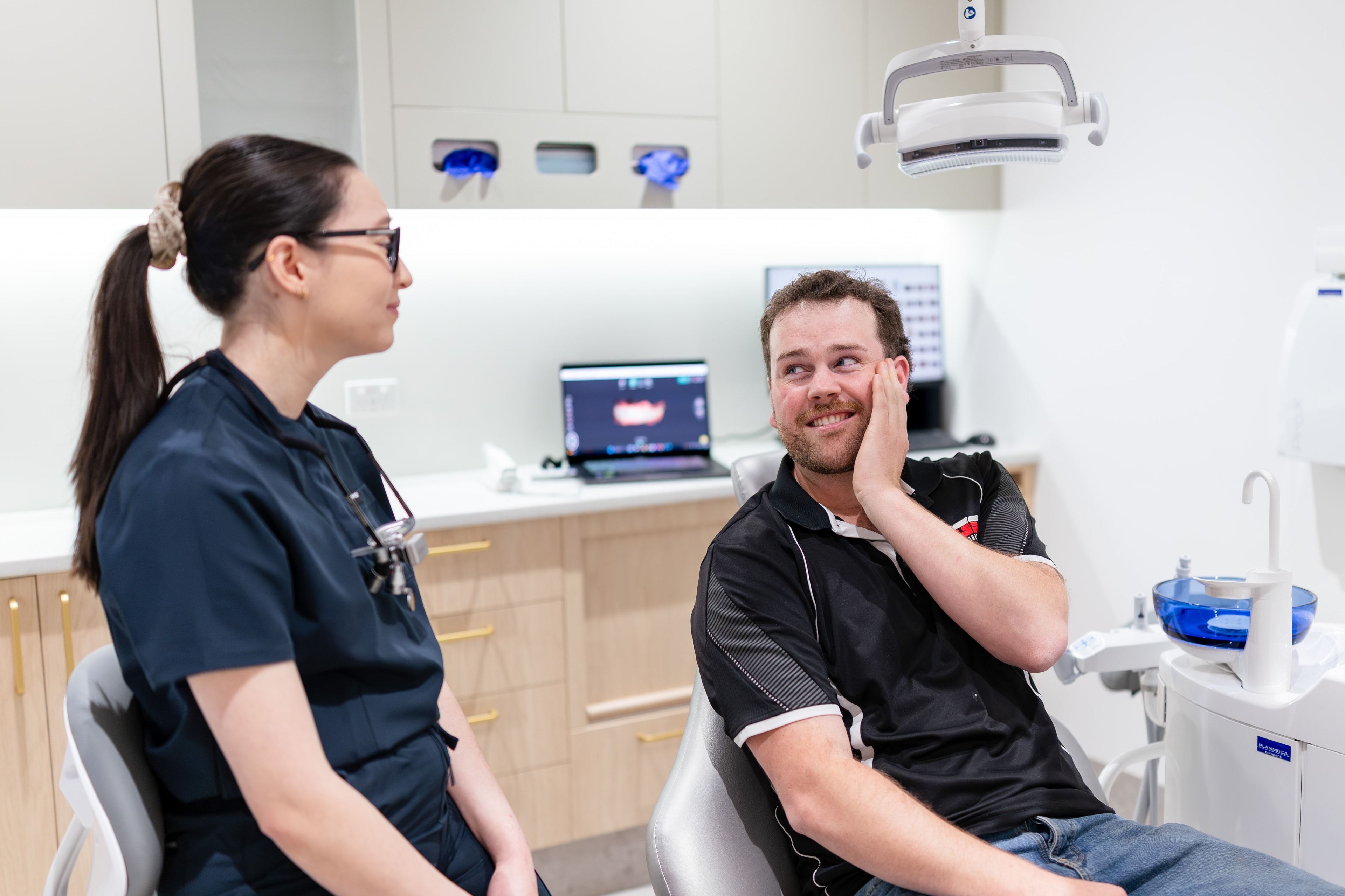 Cosmetic dental consultation at Joyner Family Dental