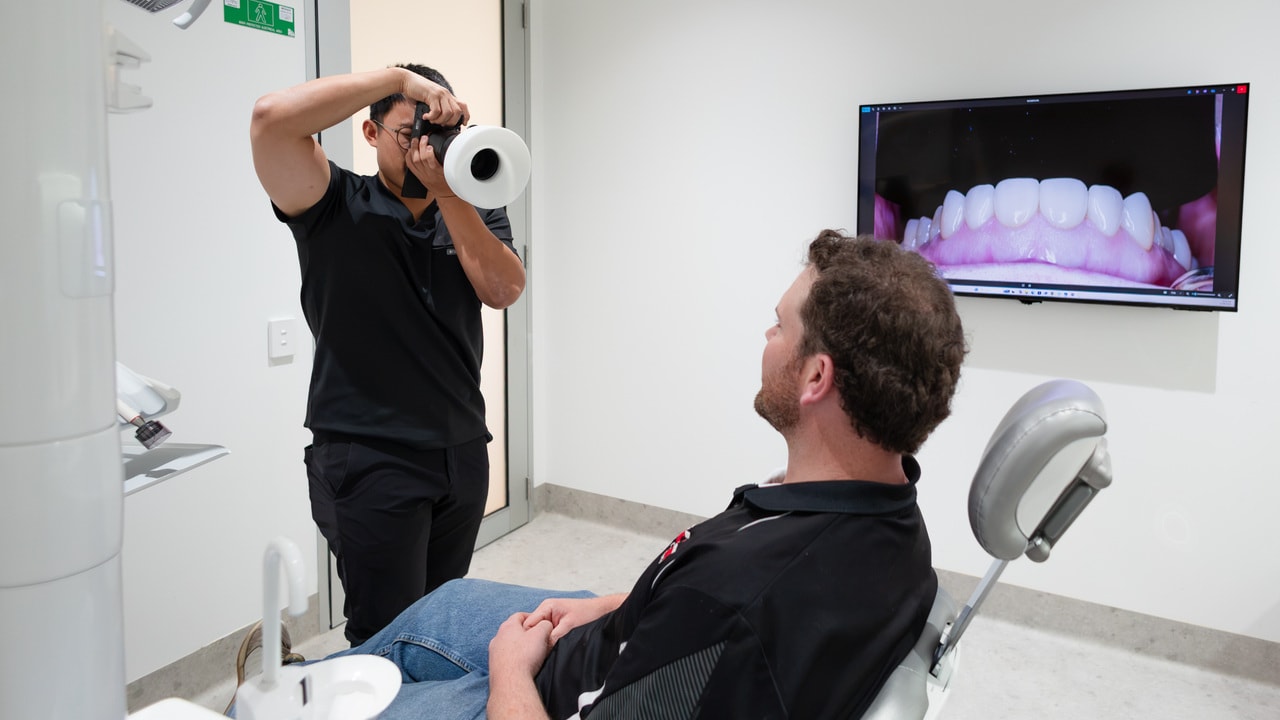 Bonding consultation at Joyner Family Dental