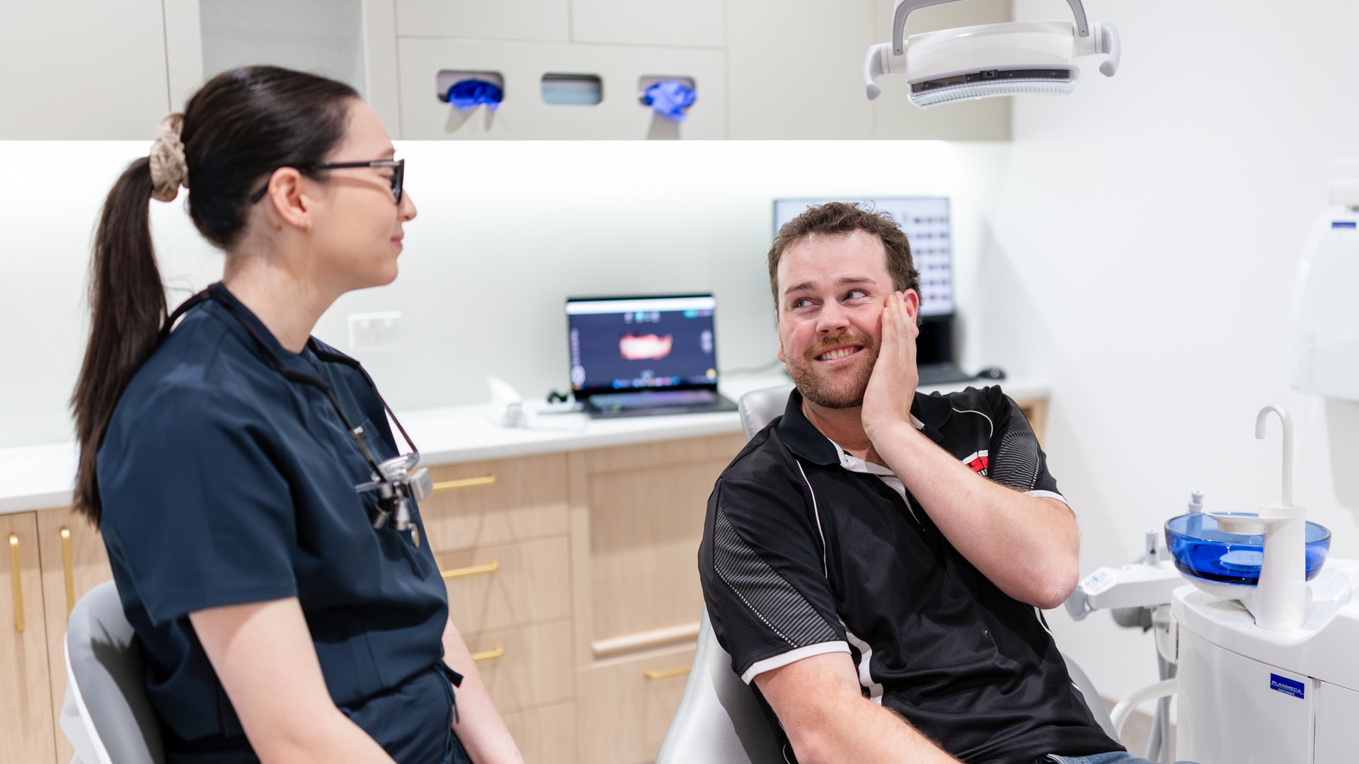 Cosmetic dental consultation at Joyner Family Dental