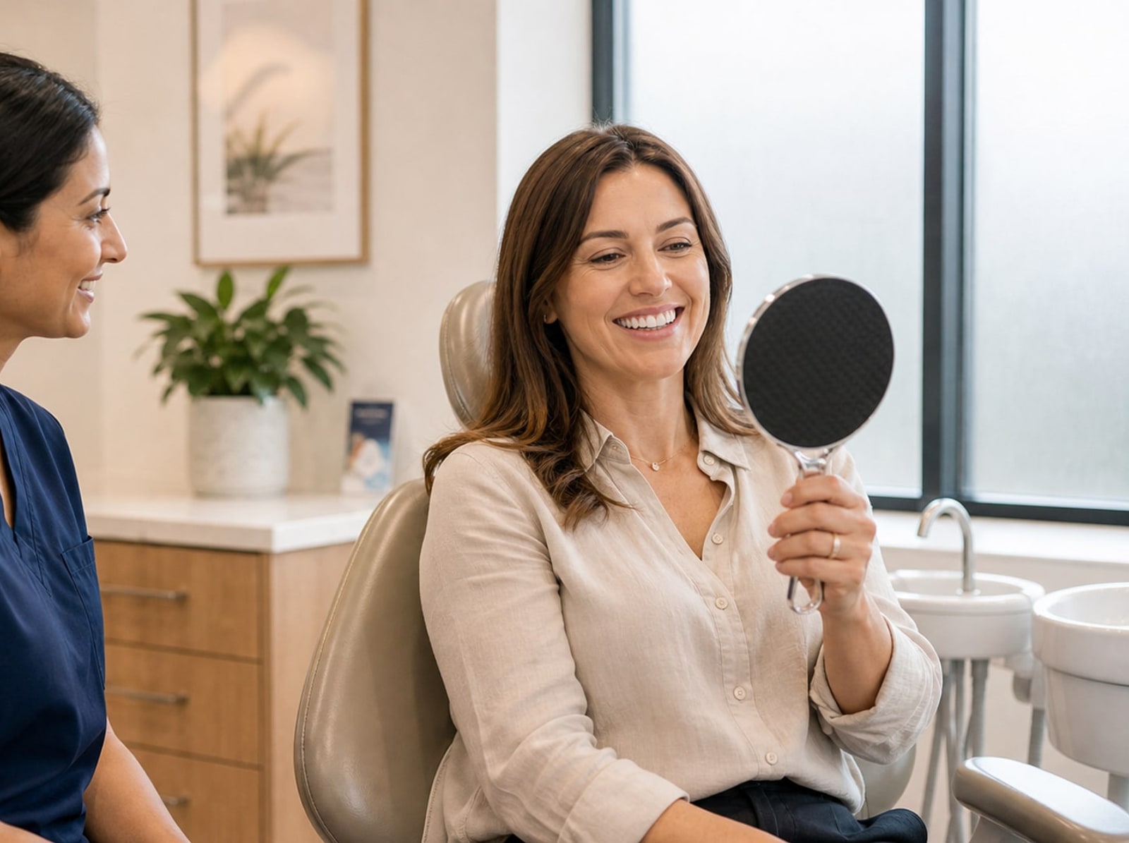 Teeth whitening consultation at Joyner Family Dental
