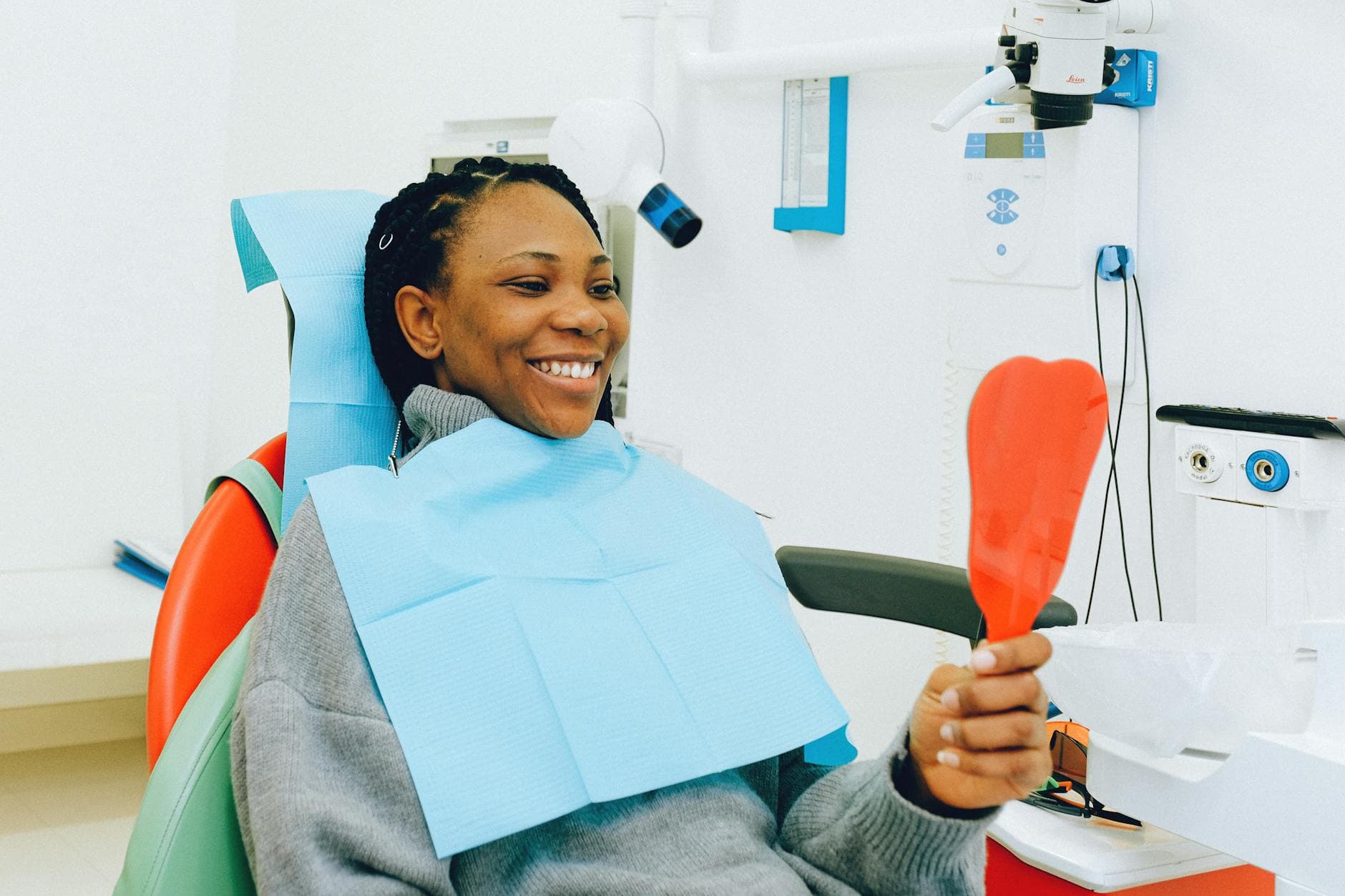 Final denture fitting and adjustment appointment at Joyner Family Dental