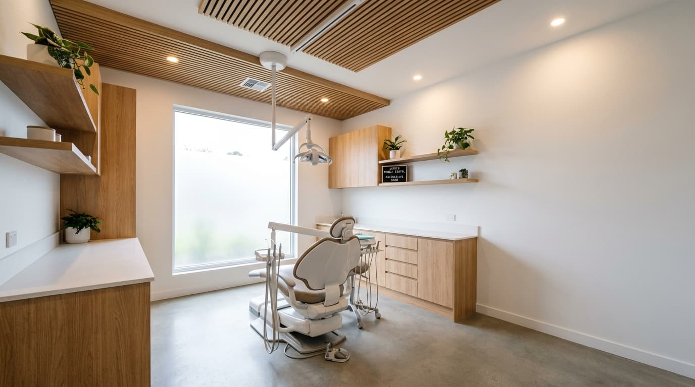 Modern treatment room at Joyner Family Dental ready for restorative care