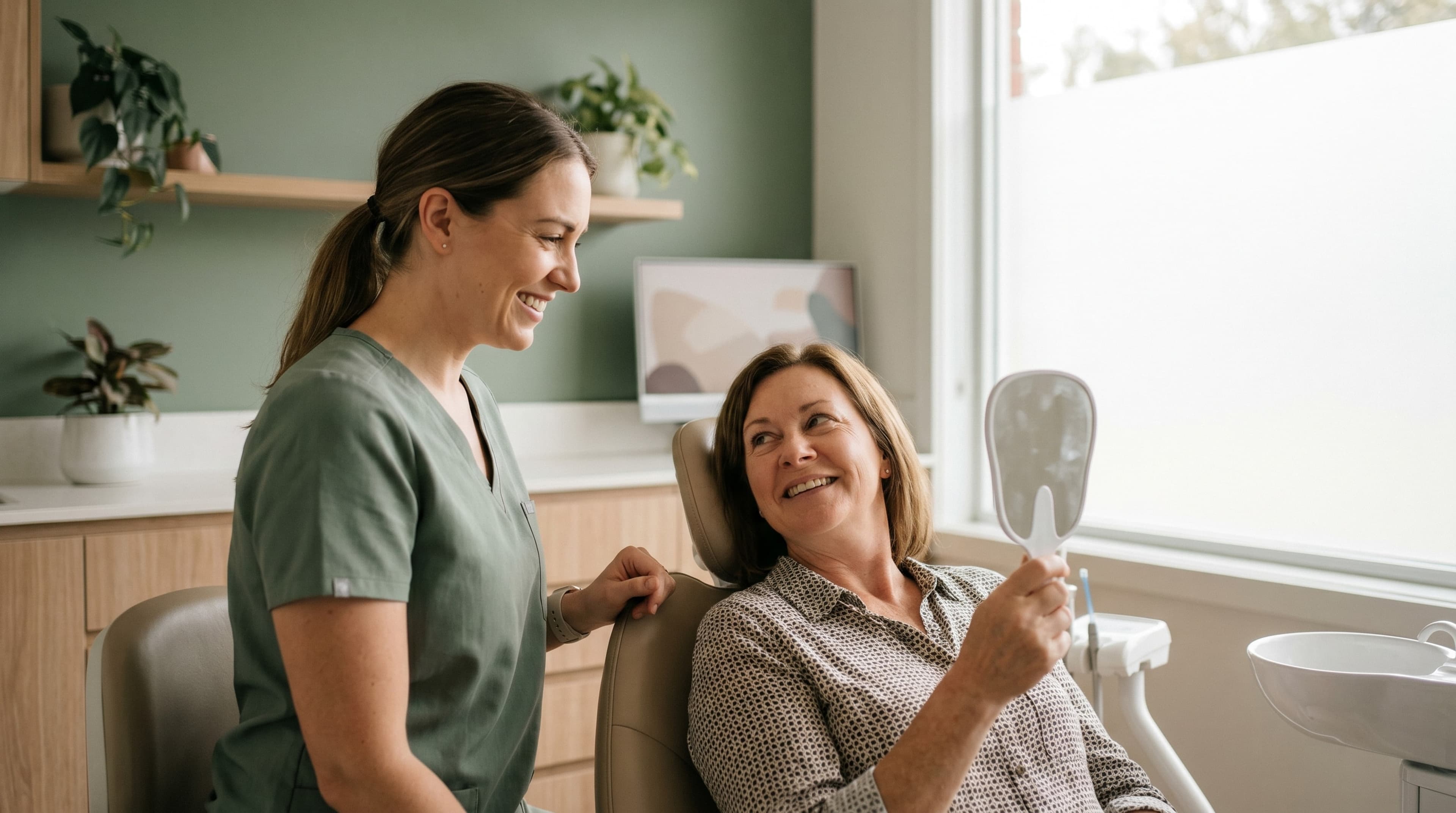 Dental examination at Joyner Family Dental